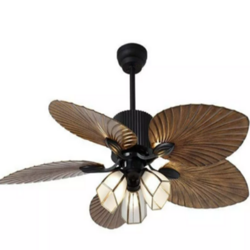 Quạt trần đèn 5 cánh nhựa 1320mm QD-TP-S35-C1-DNH