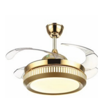 Quạt trần đèn giấu cánh nhựa ABS 1200mm QX-TP-S04-C1-VNH