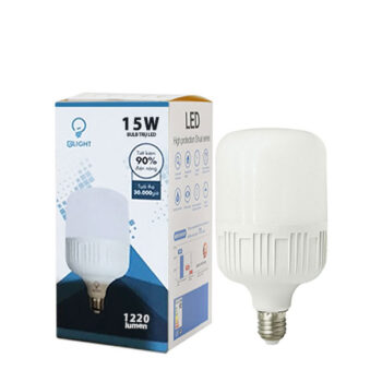 Bóng đèn LED bulb trụ vỏ nhựa sọc giá rẻ 15W [BE-GR-S04]