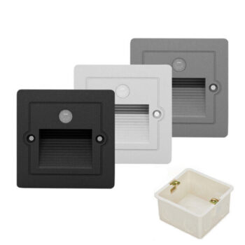 Đèn LED chân cầu thang cảm biến 3W [CT-GR-S07]