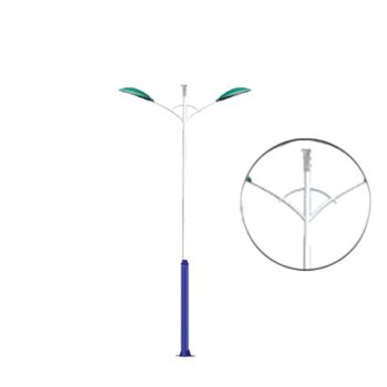 Gia công trụ đèn 2 nhánh mã TD/CK09-V2