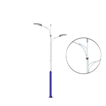 Gia công cột đèn 02 nhánh mã TD/CK14-V2