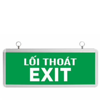 Đèn Exit chỉ hướng 1 mặt lối thoát