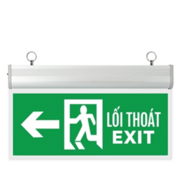 Đèn Exit chỉ hướng 2 mặt trái