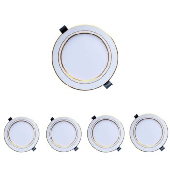 Đèn âm trần tròn viền vuông AT-SA-SI-C1-Saco-V