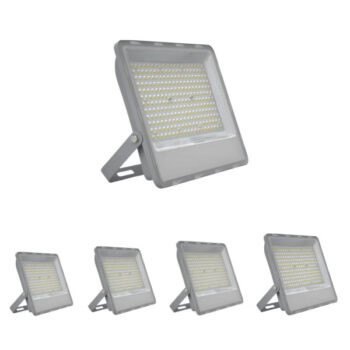 Đèn pha LED chip SMD vỏ xám [PH-SA-PX08] 50W-200W | Saco