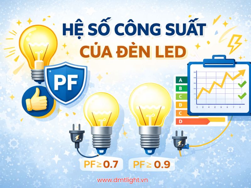 Tìm hiểu về hệ số công suất của đèn LED